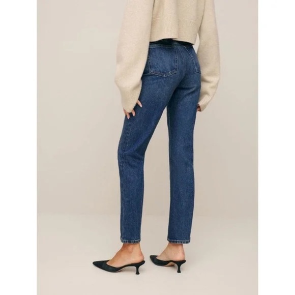 Reformation Liza Ultra High Rise Straight Jeans - Picture 3 of 4